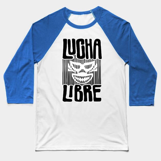 LUCHA LIBRE#8 Baseball T-Shirt by RK58